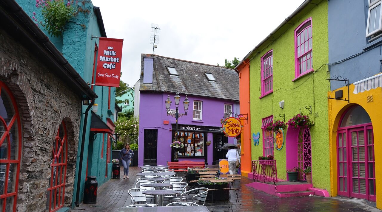 Calle de Kinsale en Irlanda