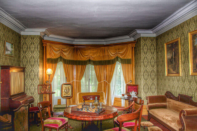 Interior de la casa Bellevue en Kingston