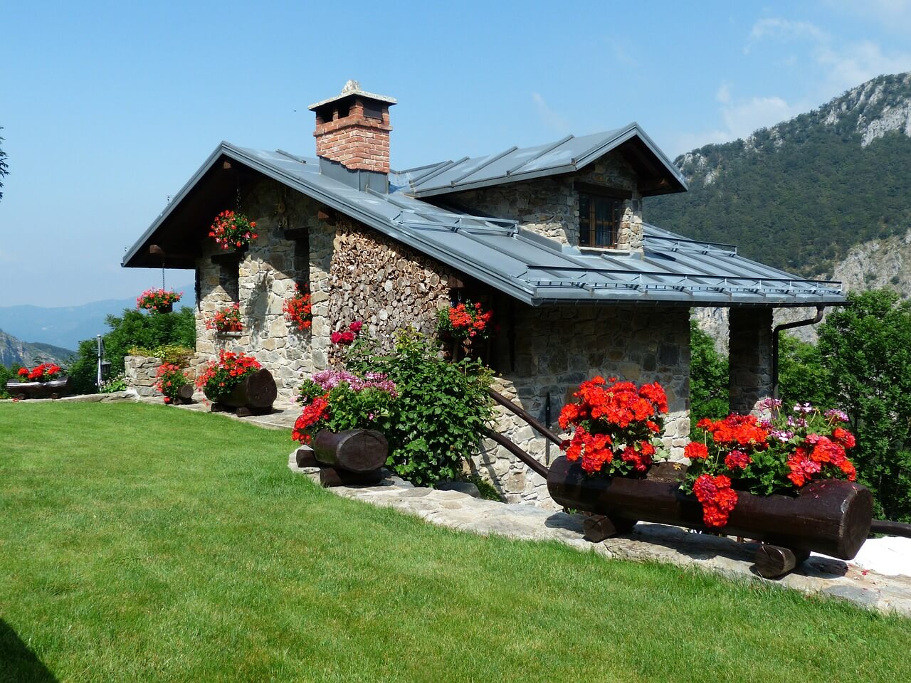 Casa de vacaciones en la montaña