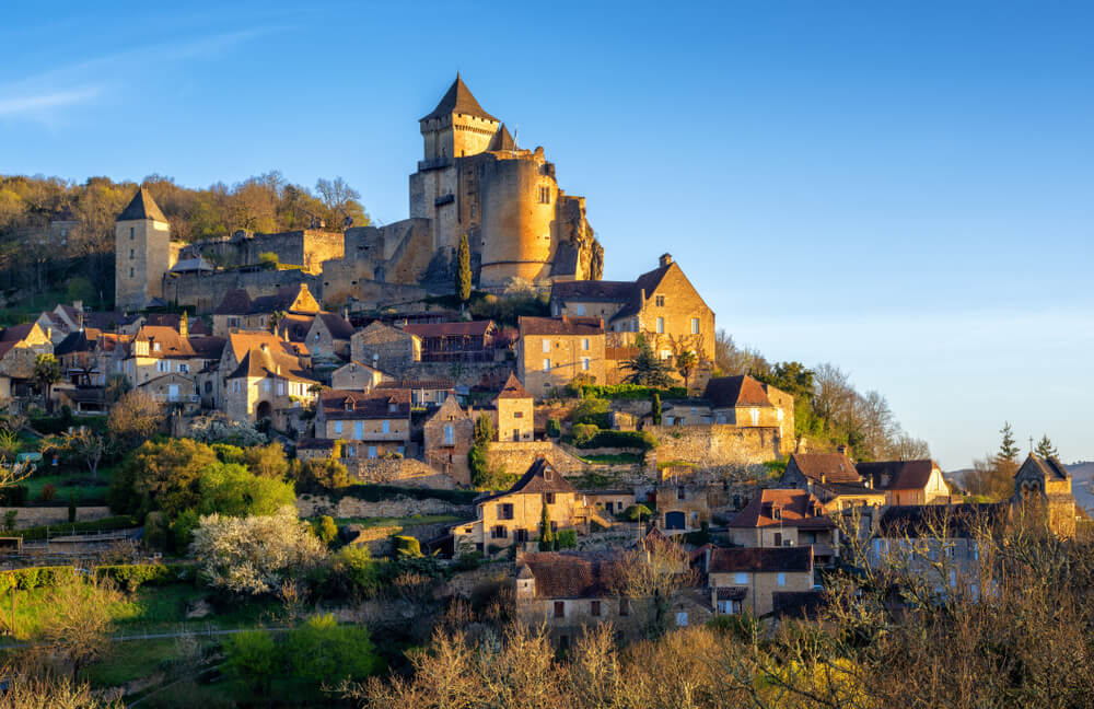 Castelnaud-la-Chapelle en el Périgord al sur de Francia