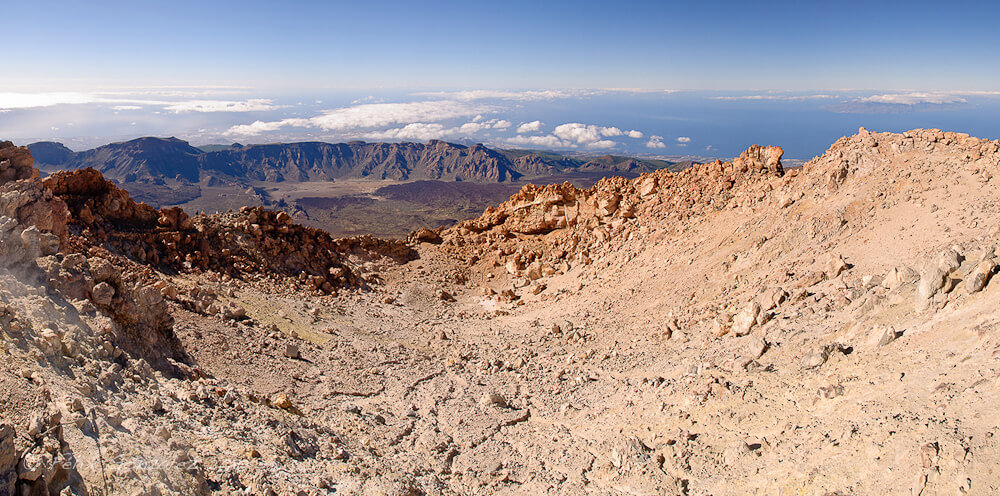 Cráter del volcán Teide
