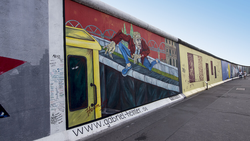 Los murales de East Side Gallery en el Muro de Berlín