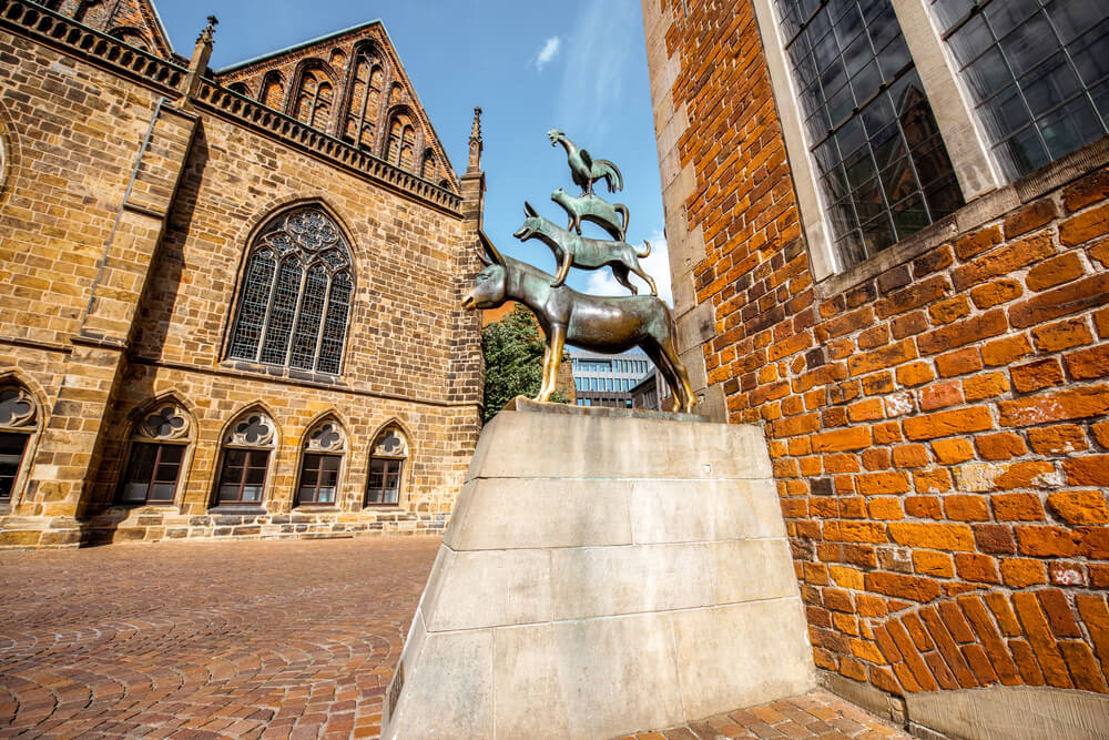 Estatua de los músicos de Bremen