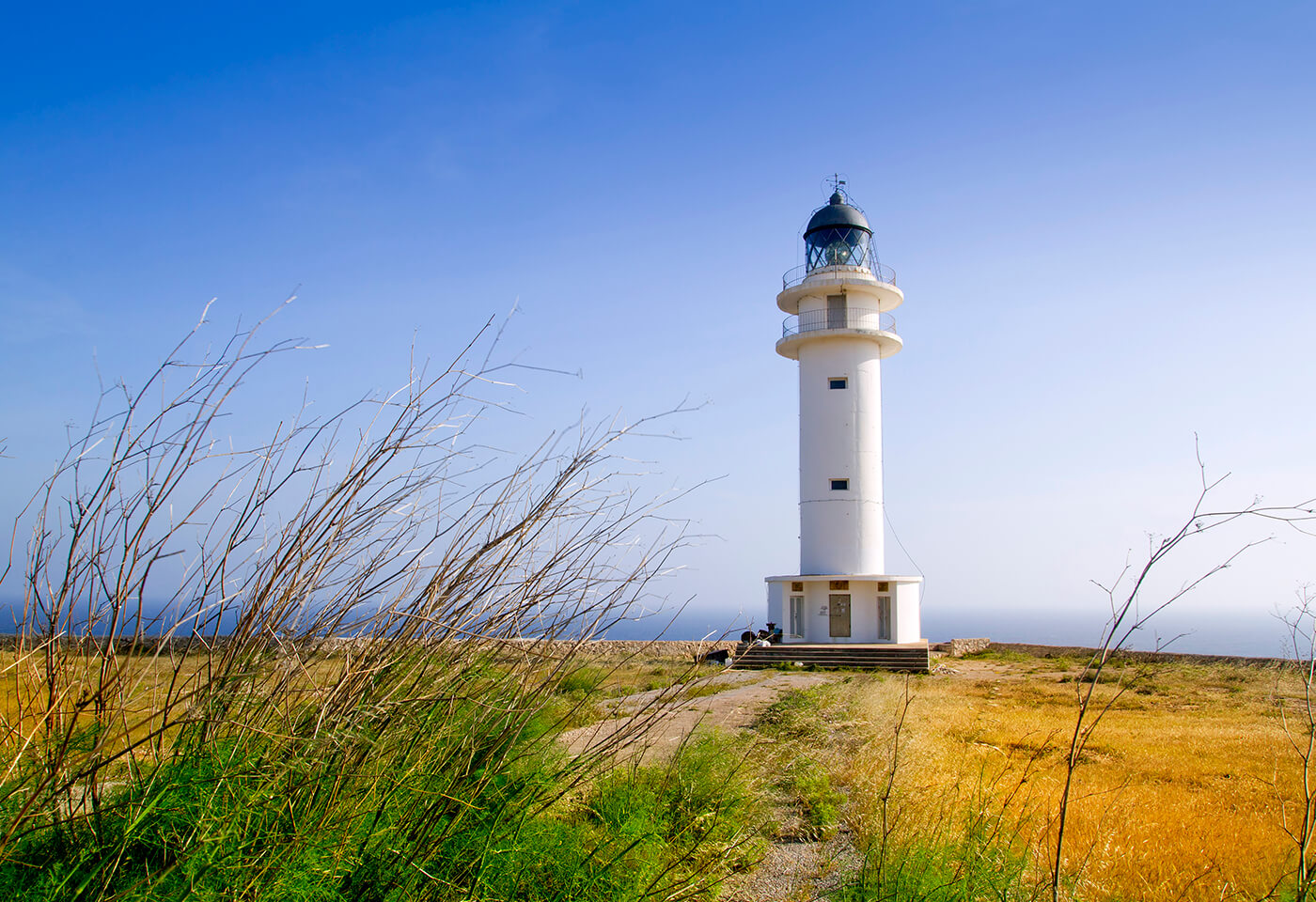 Faro de Barbaria en la isla de Formentera