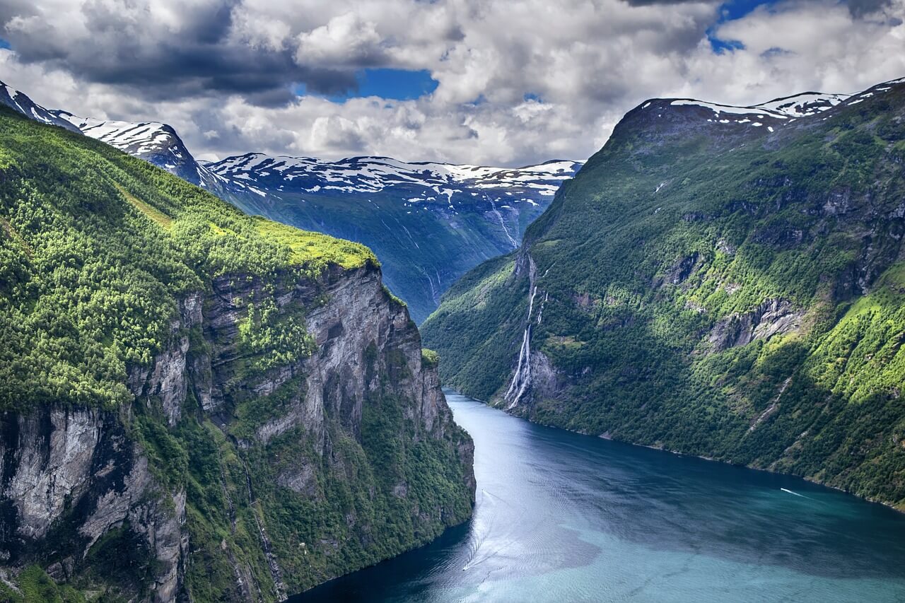 Fiordo en Noruega