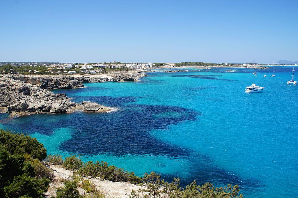 Vista de la isla de Formentera