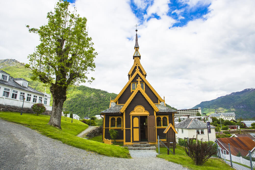 Iglesia de St Olaf en Balestrand