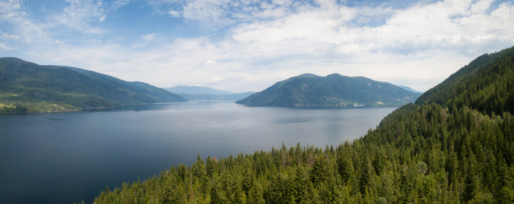 Lago Shuswap cerca de Enderby