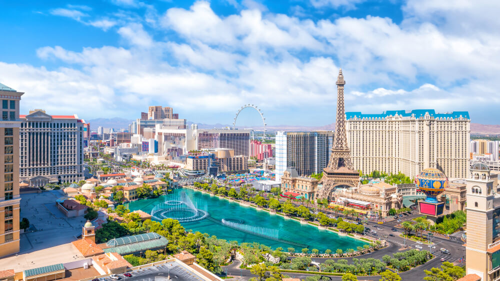Vista de la ciudad de Las Vegas