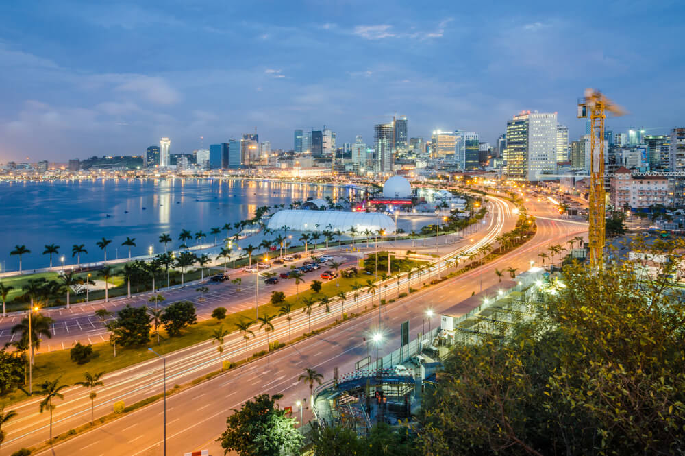Vista de Luanda en Angola