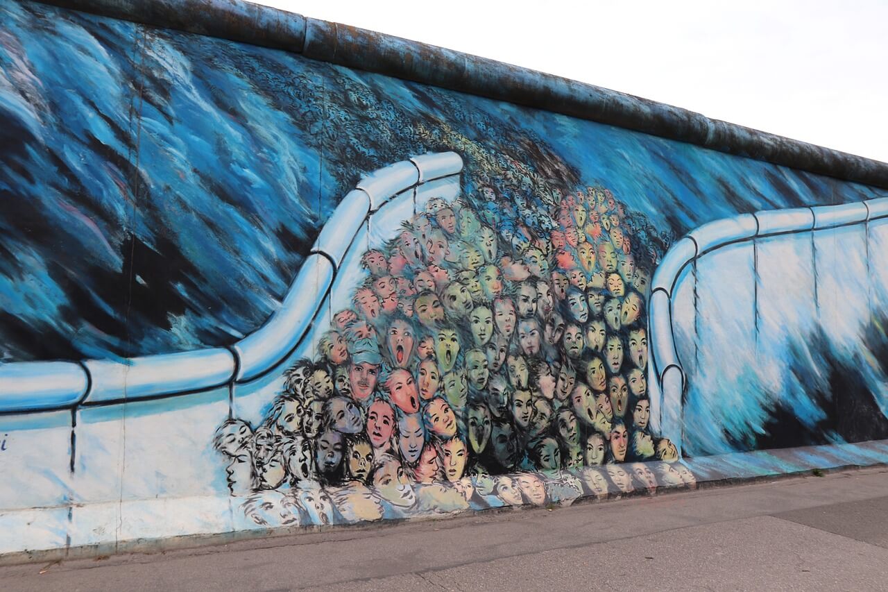 Mural en la East Side Gallery