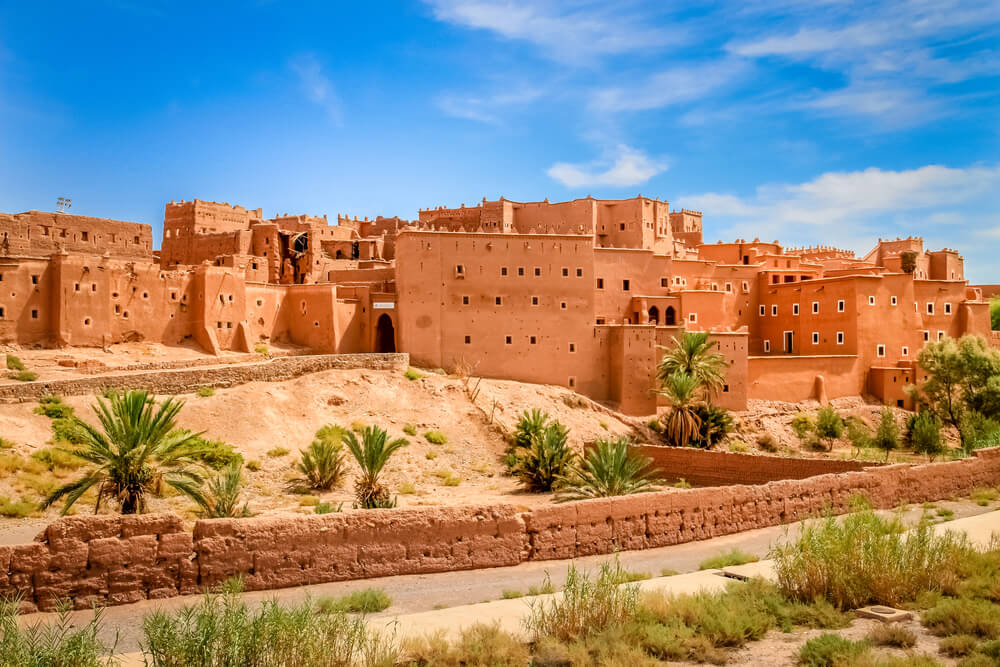 Kasbah en Ouarzazate en Marruecos