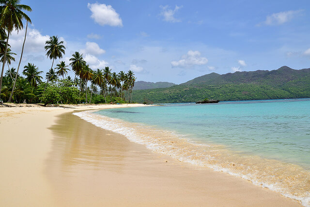 Playa rincón en Samaná