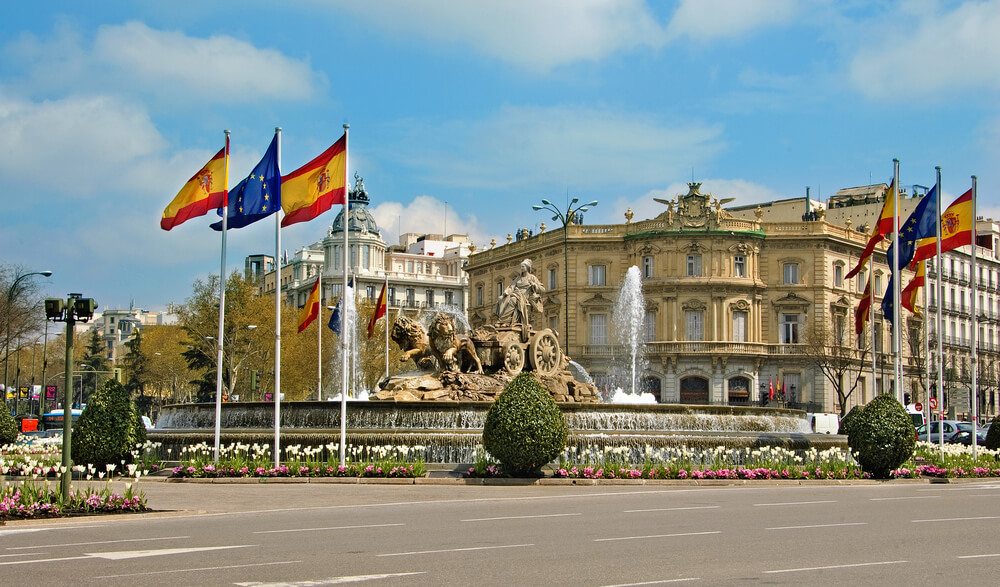 Plaza de Cibeles en Madrid