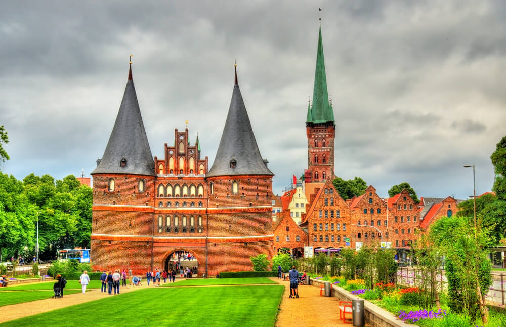 Puerta de Holsten en Lübeck