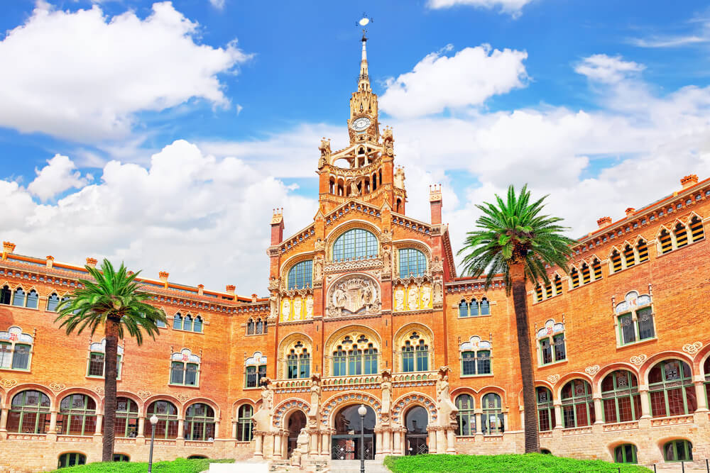 Recinto modernista de San Pau en Barcelona