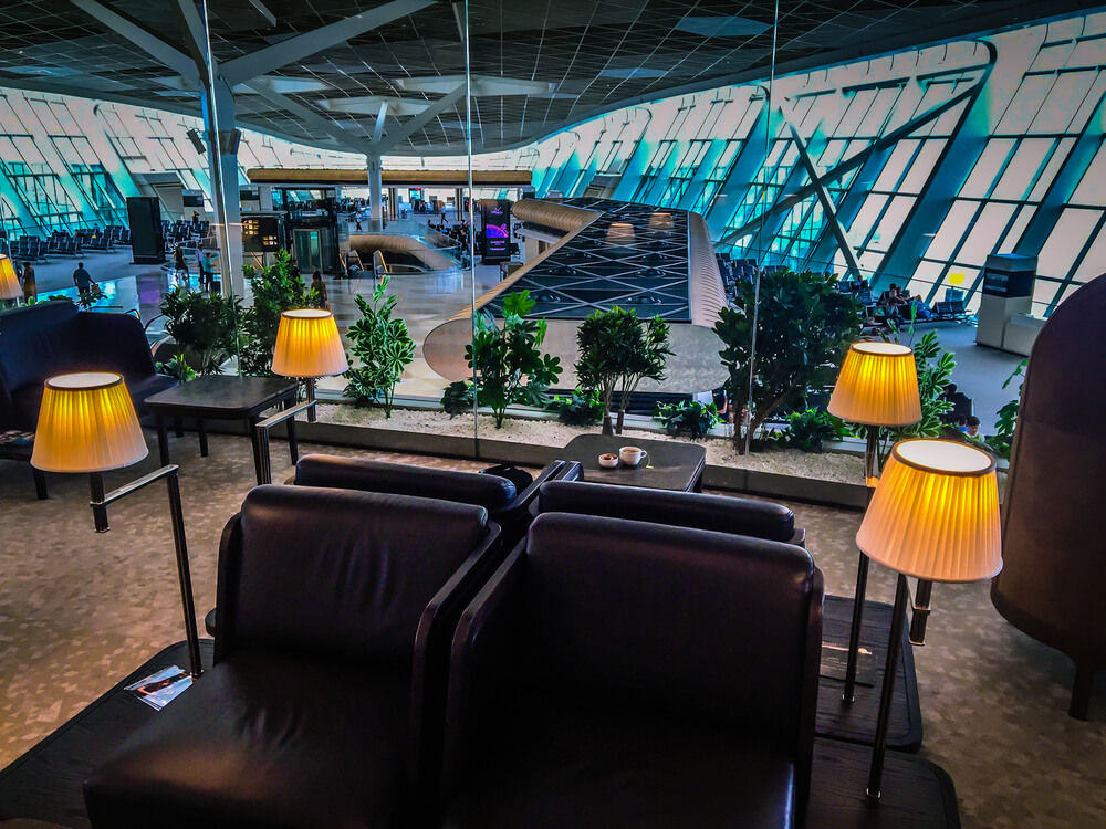 Sala vip. en el aeropuerto de Baku
