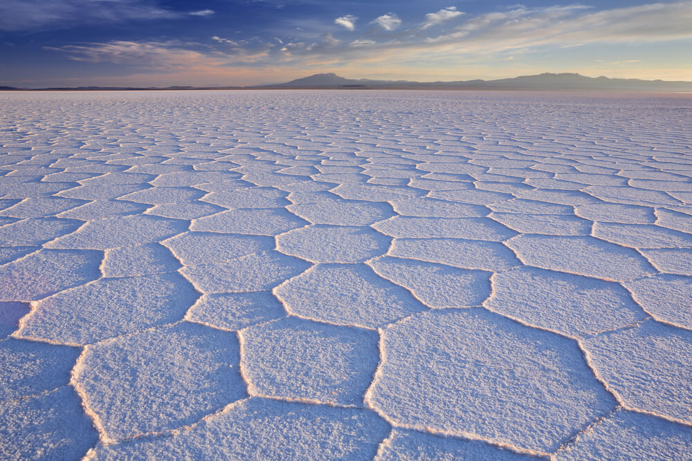 Salar de Uyuni en la estación seca