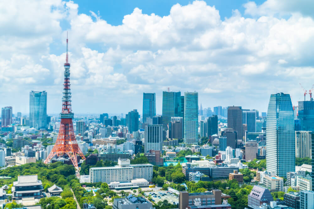 Vista de Tokio, primera parada de una visita a Japón en 14 días