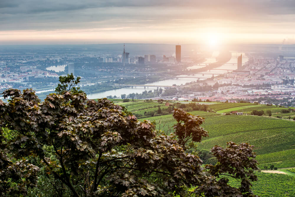 Paso del Danubio por Viena