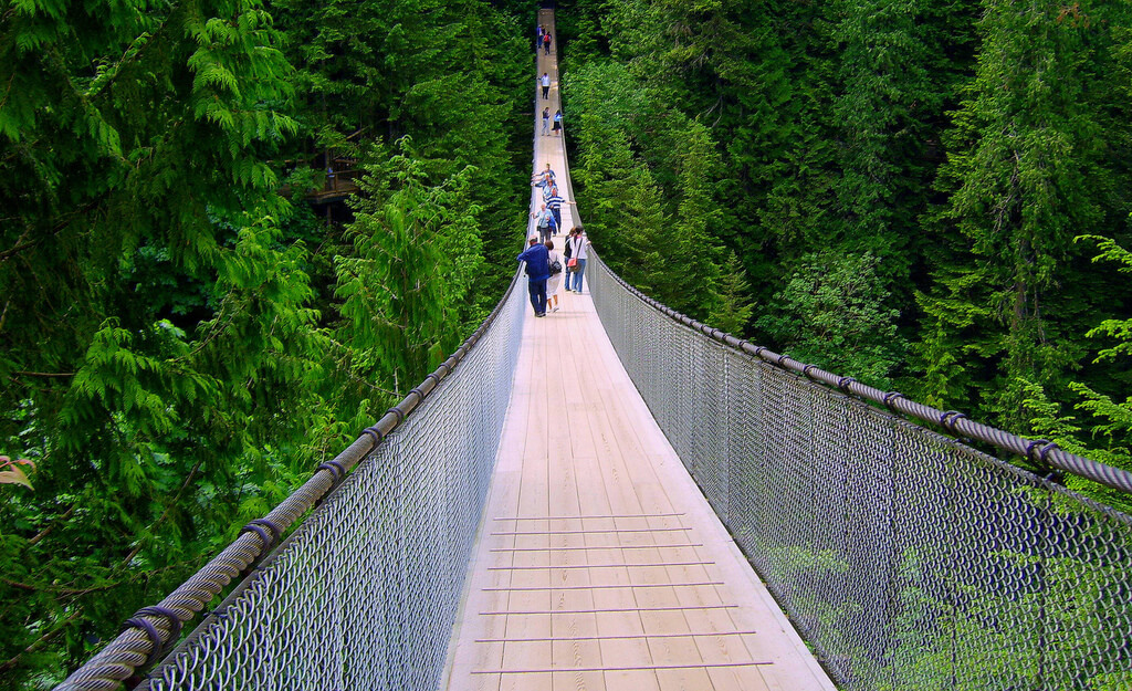 Vista del Capilano suspension Bridge