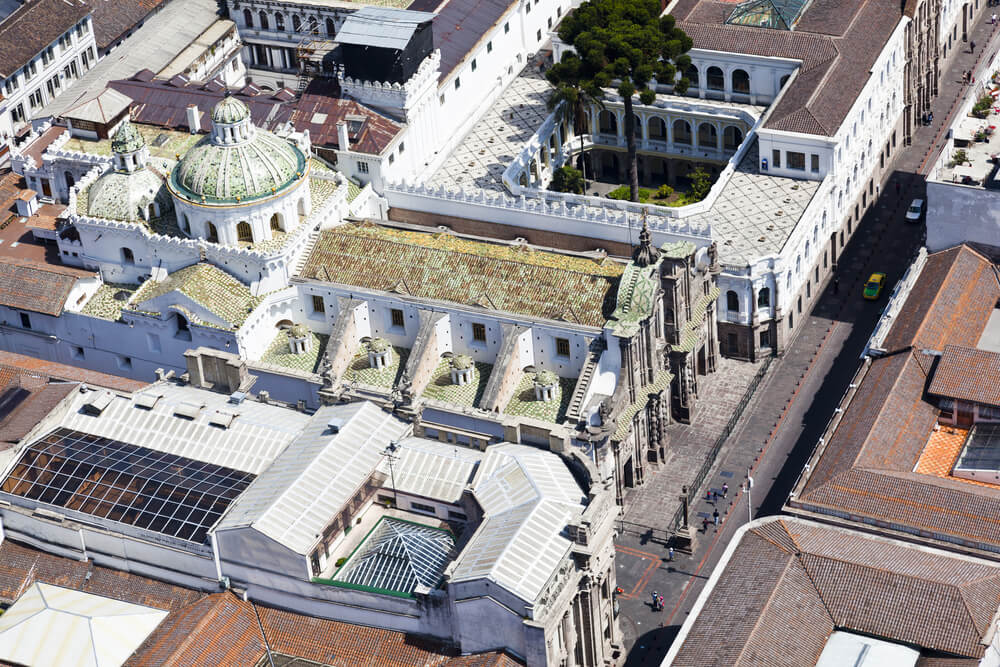 Vista de la Iglesia de la Compañía