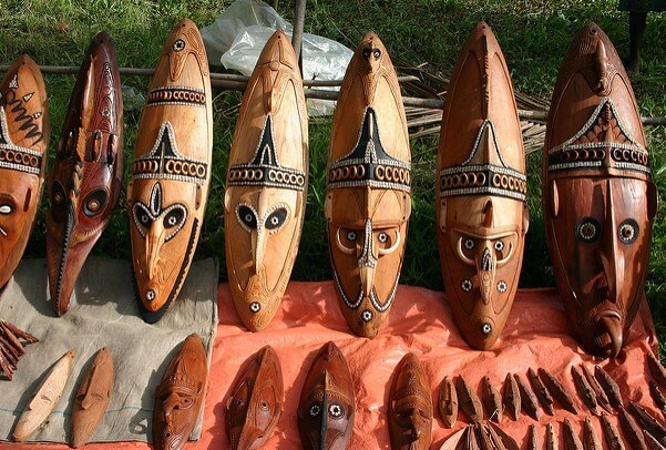 Artesanías típicas de Papúa Nueva Guinea