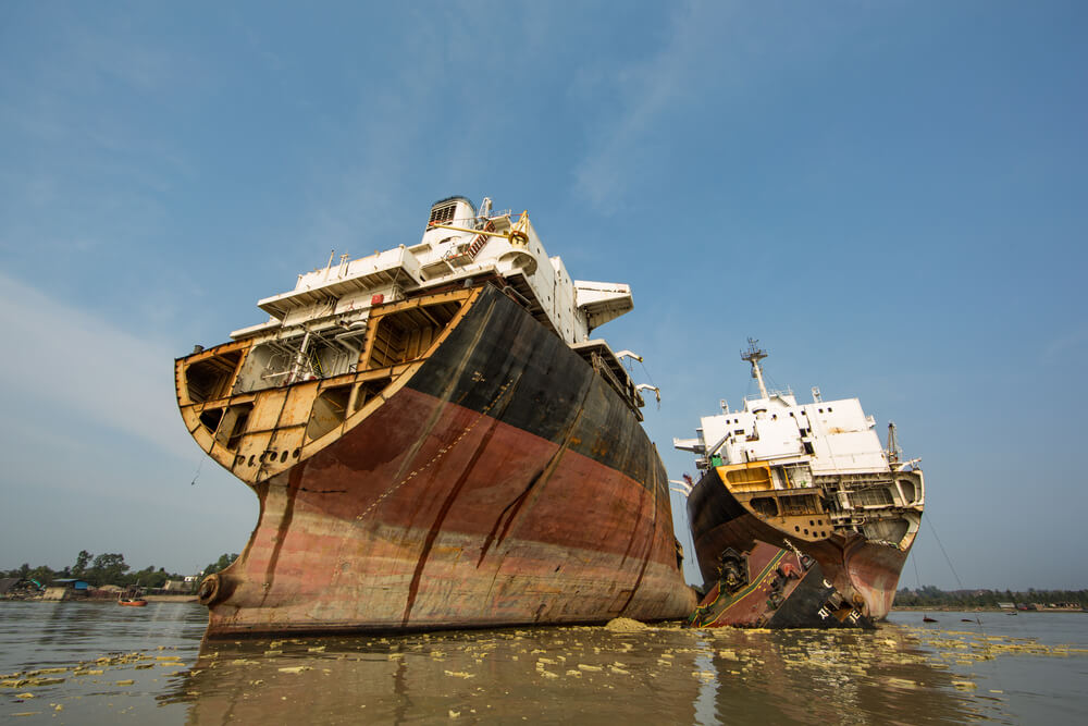 Barcos desguazados en Chittagong