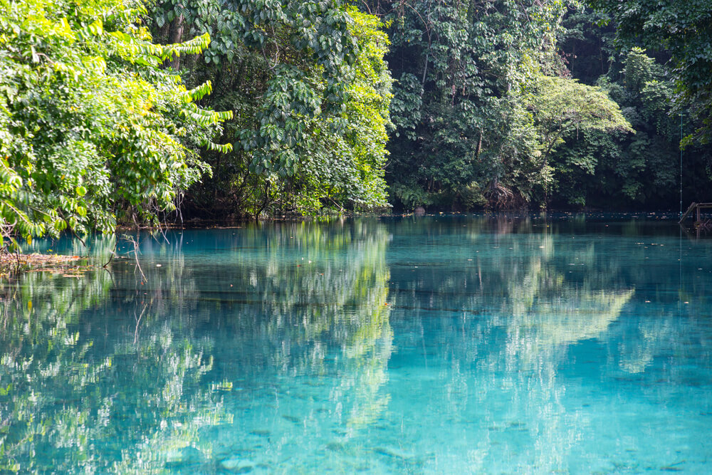 Blue Lagoon en Port Vila, Vanuatu