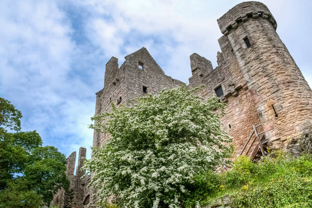 Castillo de Craigmillar en la ruta de Outlander