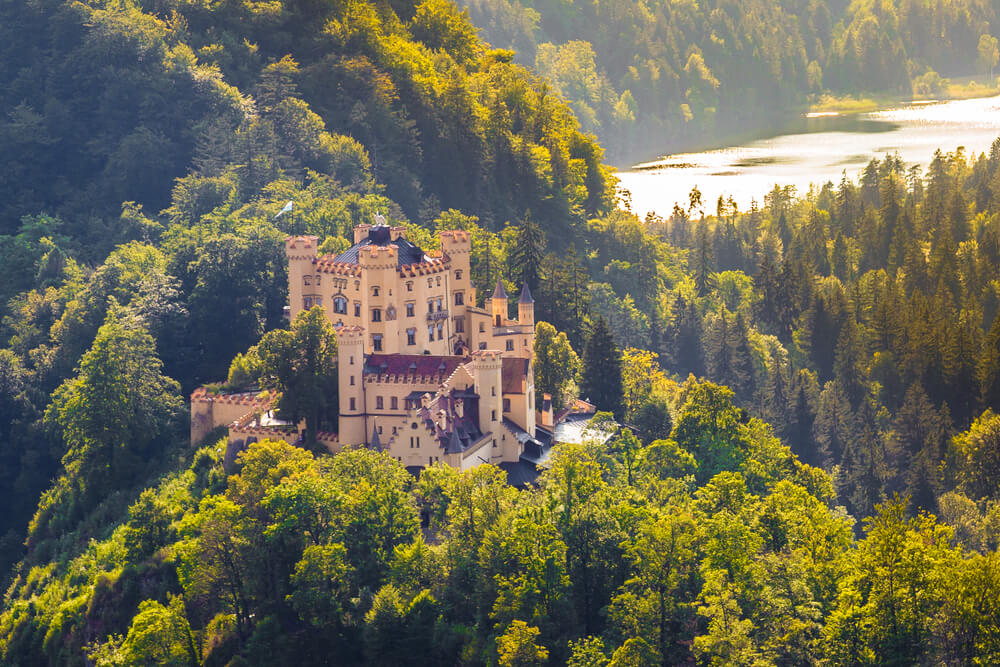 Castillo de Hohenschwangau, uno de los castillos de Baviera