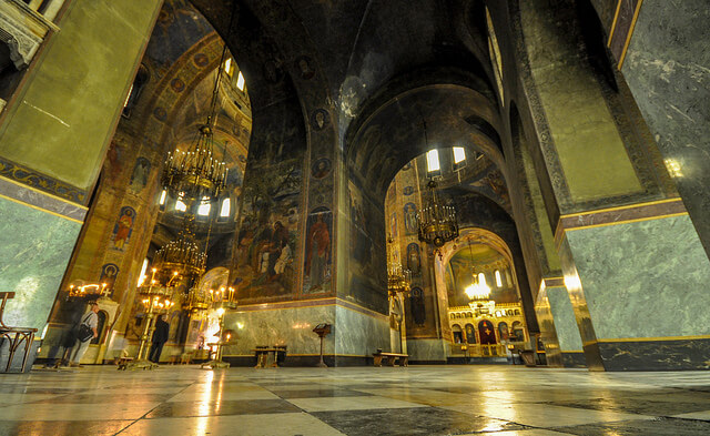 Interior de la catedral de Sofía 
