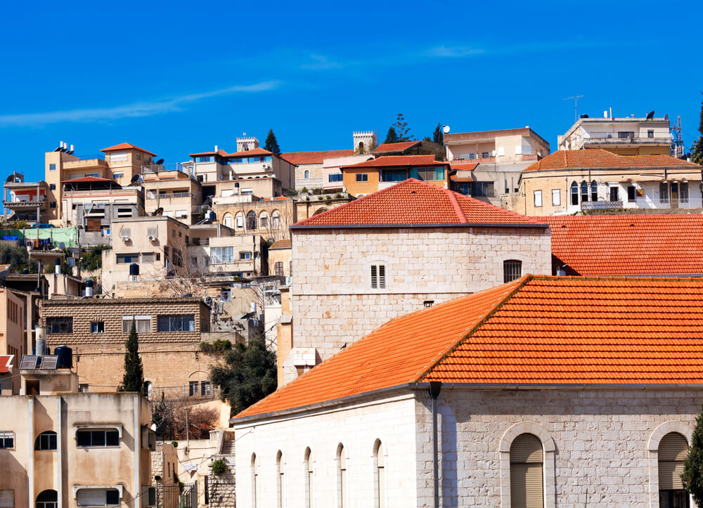 Vista de la Ciudad Vieja de Nazaret