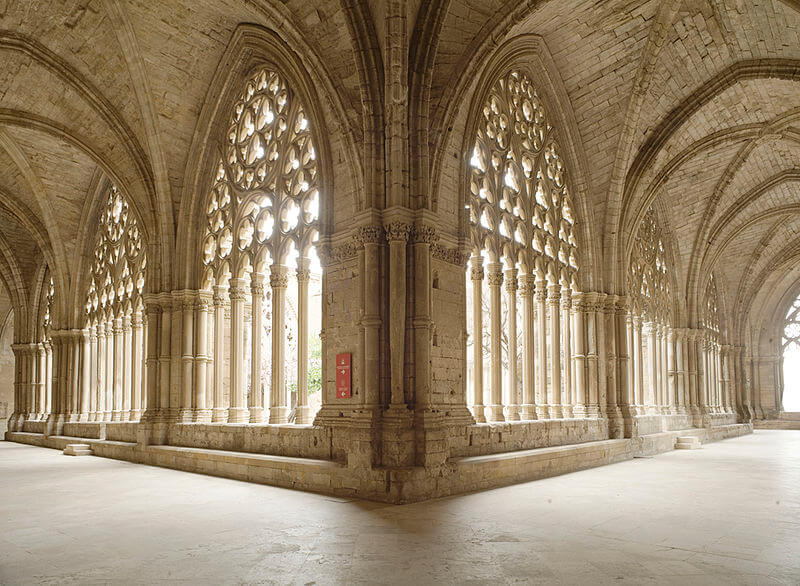 Claustro de la catedral gótica de Lleida