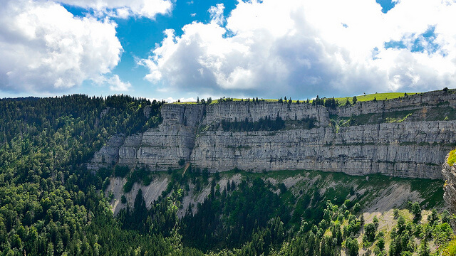 Vista del circo de Creux du Van