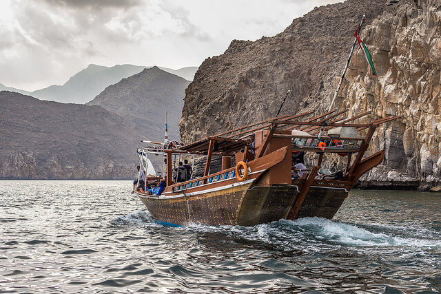 Fiordo Musandam en Jasab