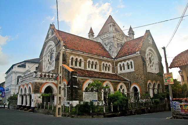 Calle de Galle en Sri Lanka