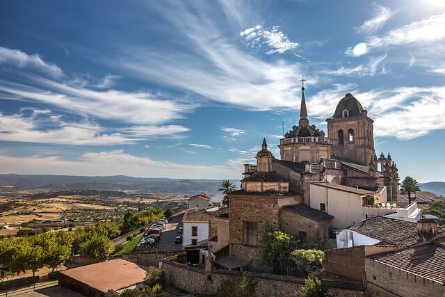Jerez de los Caballeros en la provincia de Badajoz en Extremadura