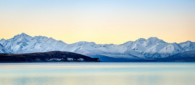 Lago Tekapo en invierno