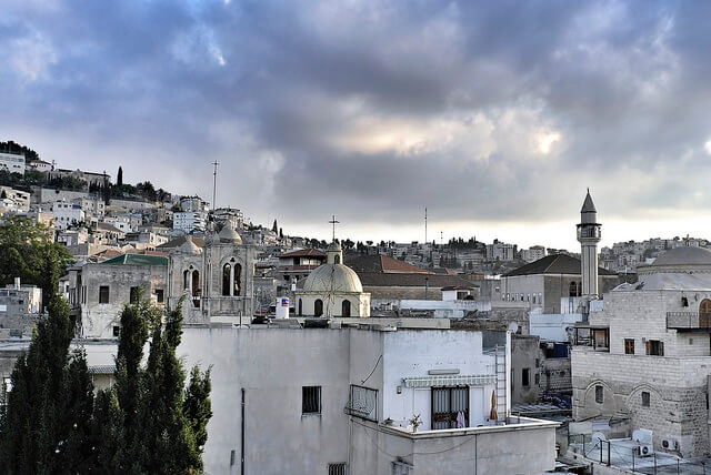 Vista de la Ciudad Vieja de Nazaret