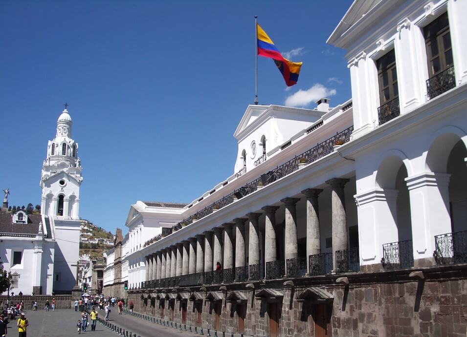 Palacio de Carondelt en el centro histórico de Quito