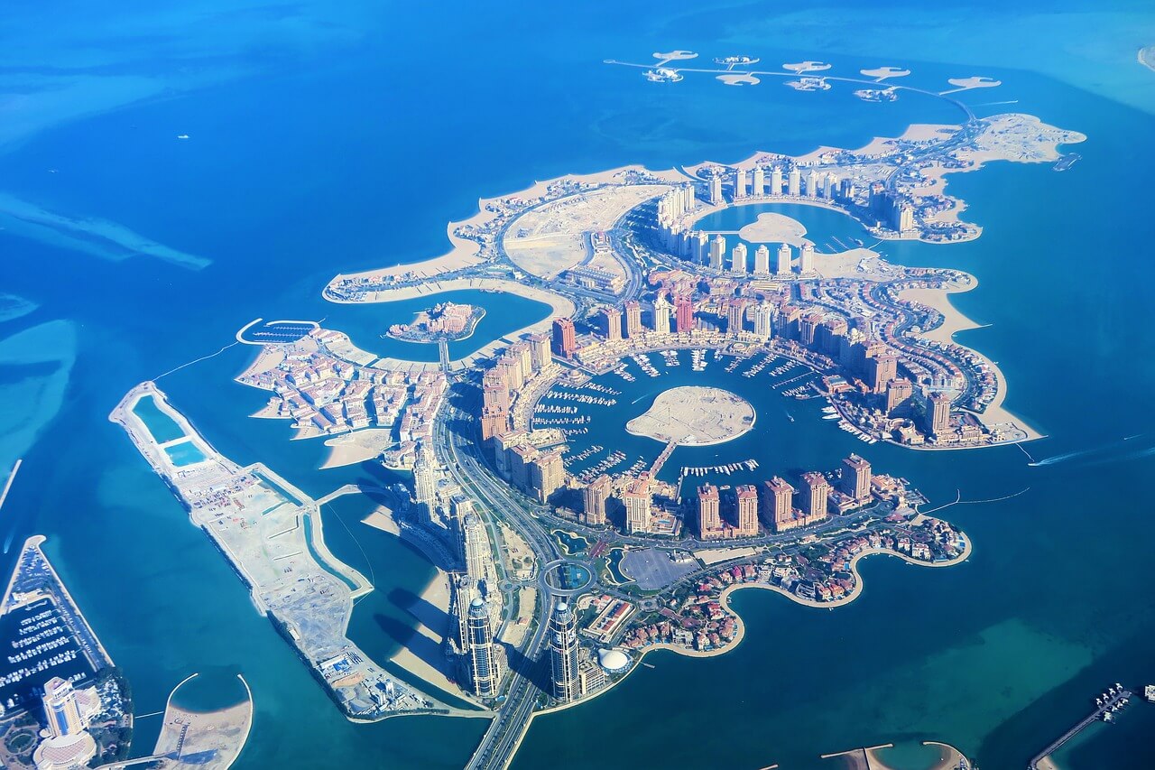 Vista de la Perla en Doha