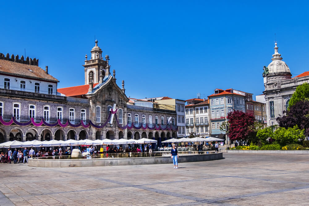 Plaza de la República de Braga