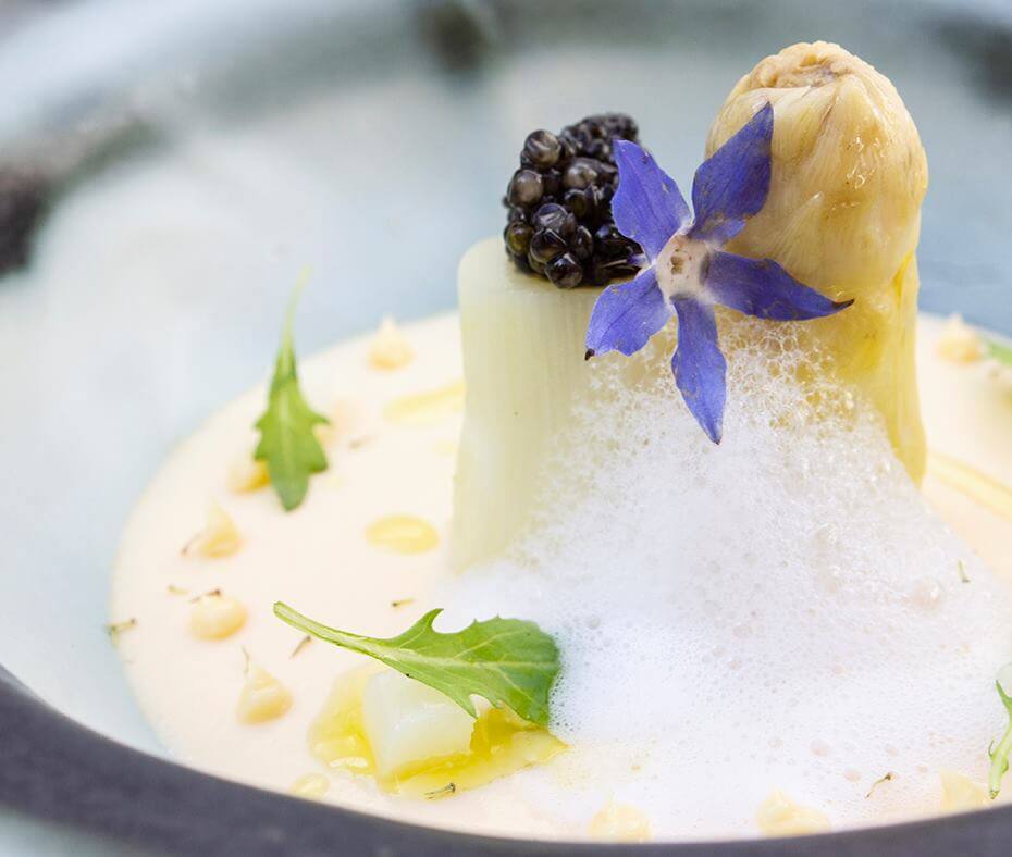 Postre del restaurante Dos Cielos