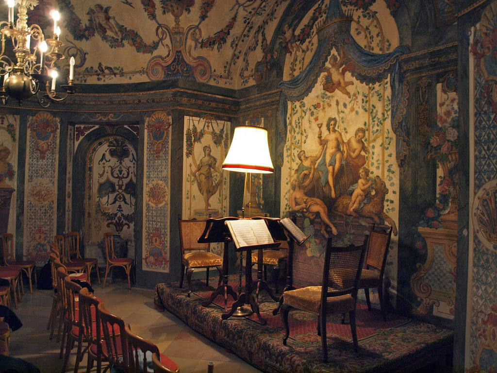 Sala de música de la Cada Museo de Mozart en Viena