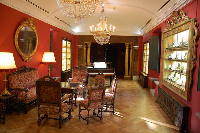 Sala del monasterio de Mon Sant Benet