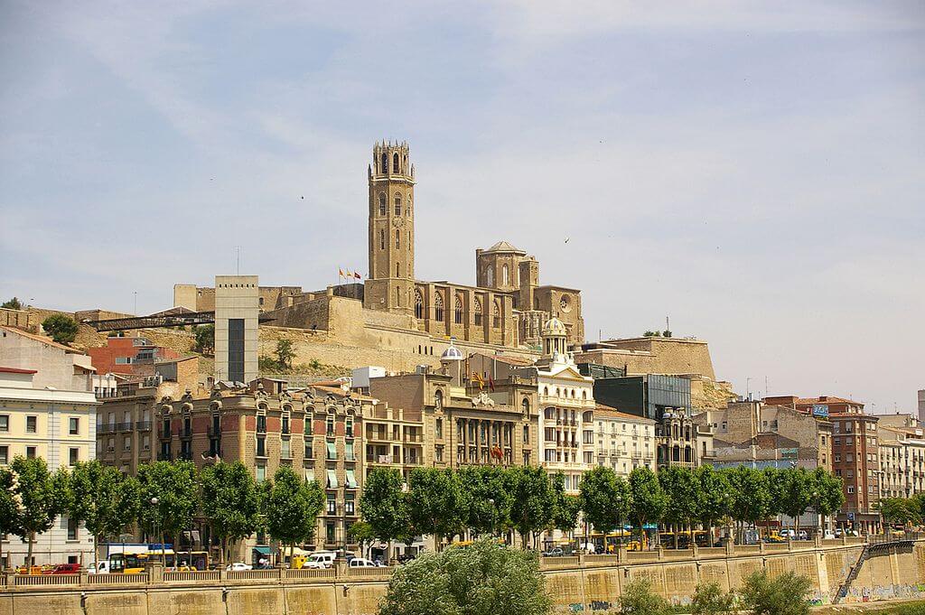 Vista de la Seu Vella de Lleida