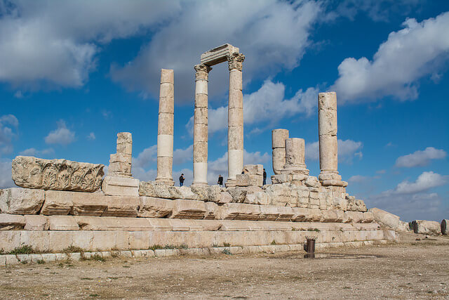 Templo de Hércules en la ciudadela de Amán