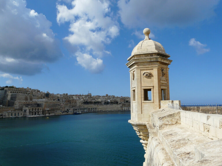 Conoce el torreón de vigía de Senglea en Malta