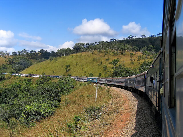 Tren en Zambia